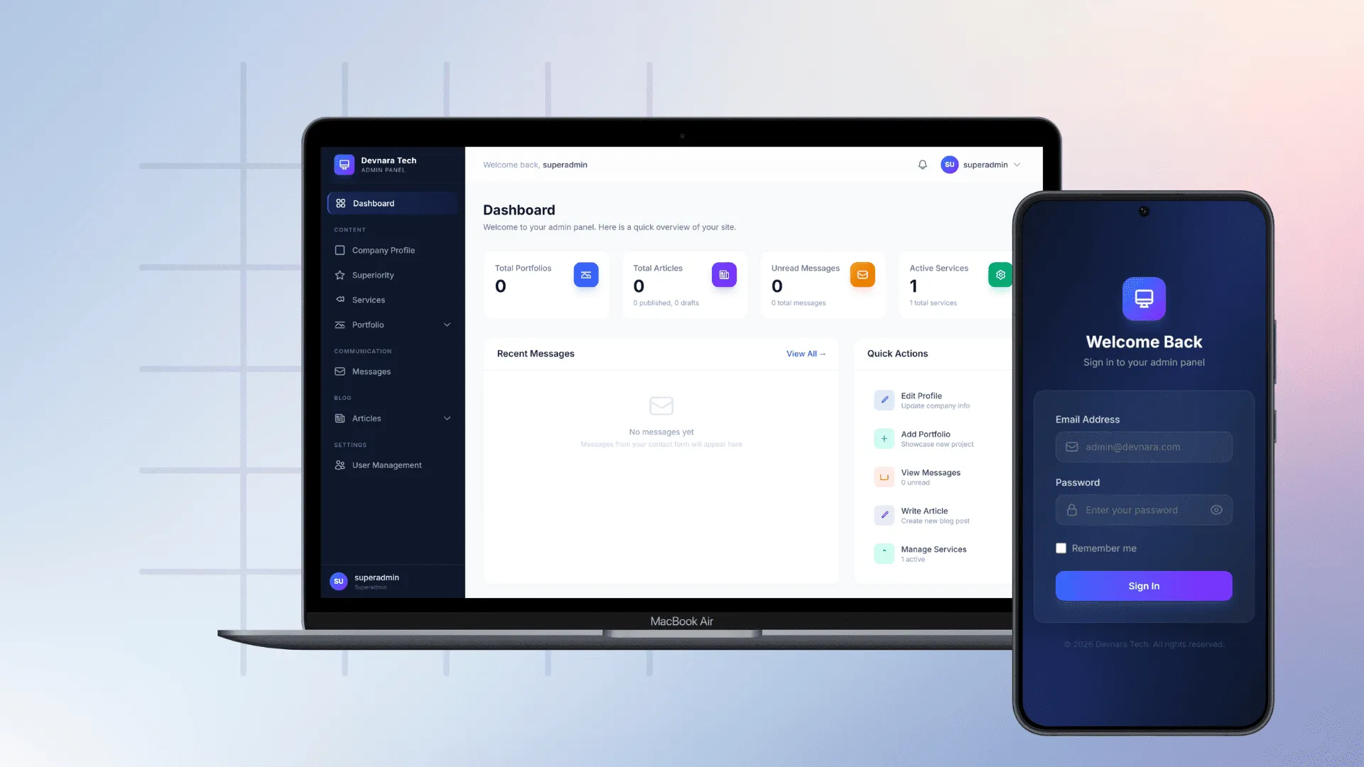 Personal Web Portfolio (Devnara)